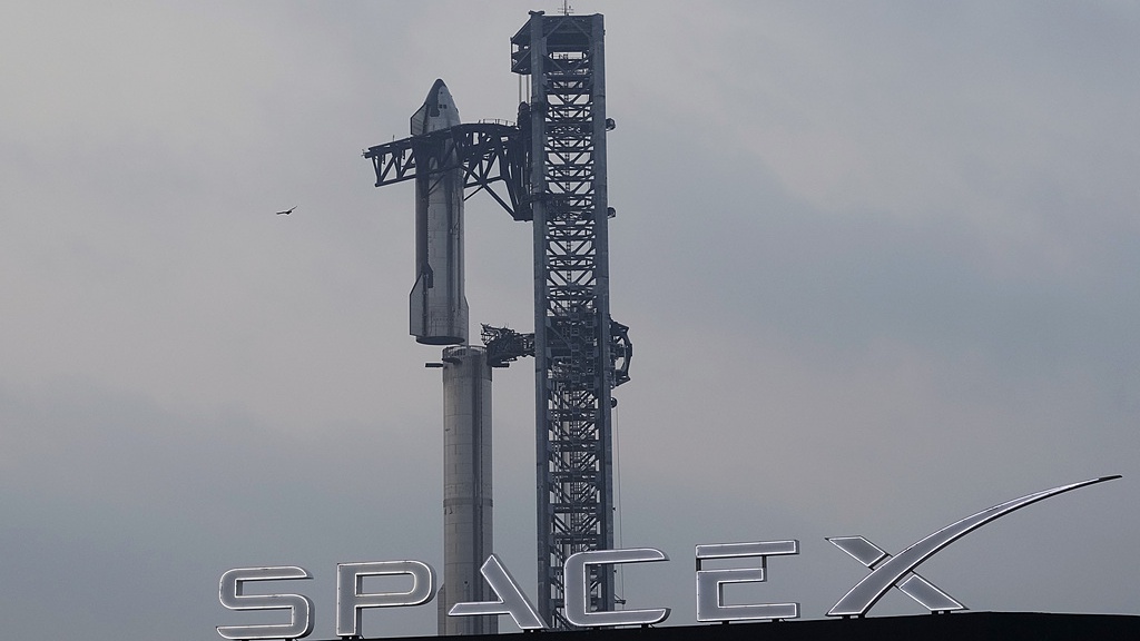 SpaceX's Starship rocket prepared for a test flight from Starbase in Boca Chica, Texas, U.S., June 5, 2024. /CFP