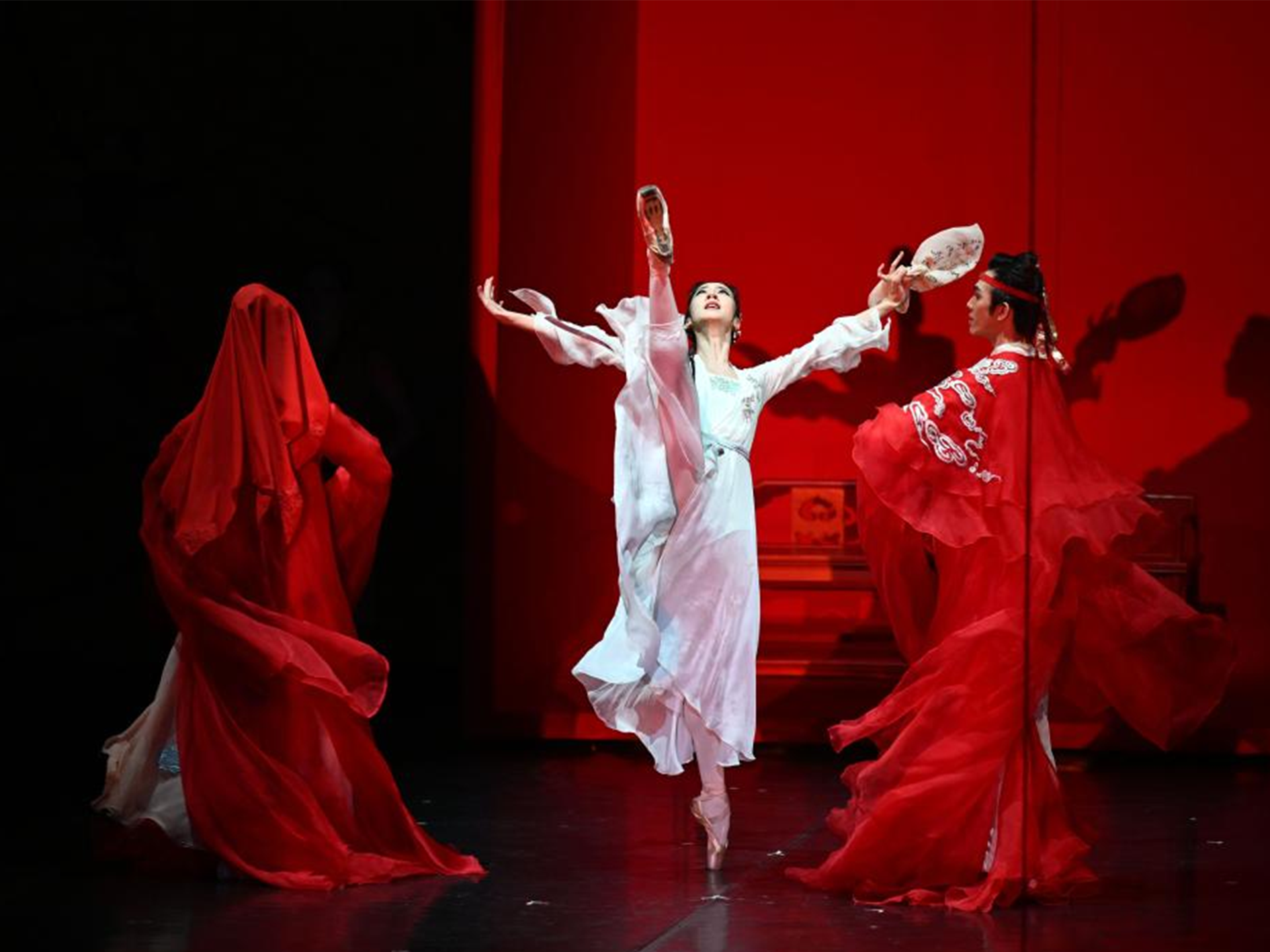 Actors of the National Ballet of China perform during the Ballet 