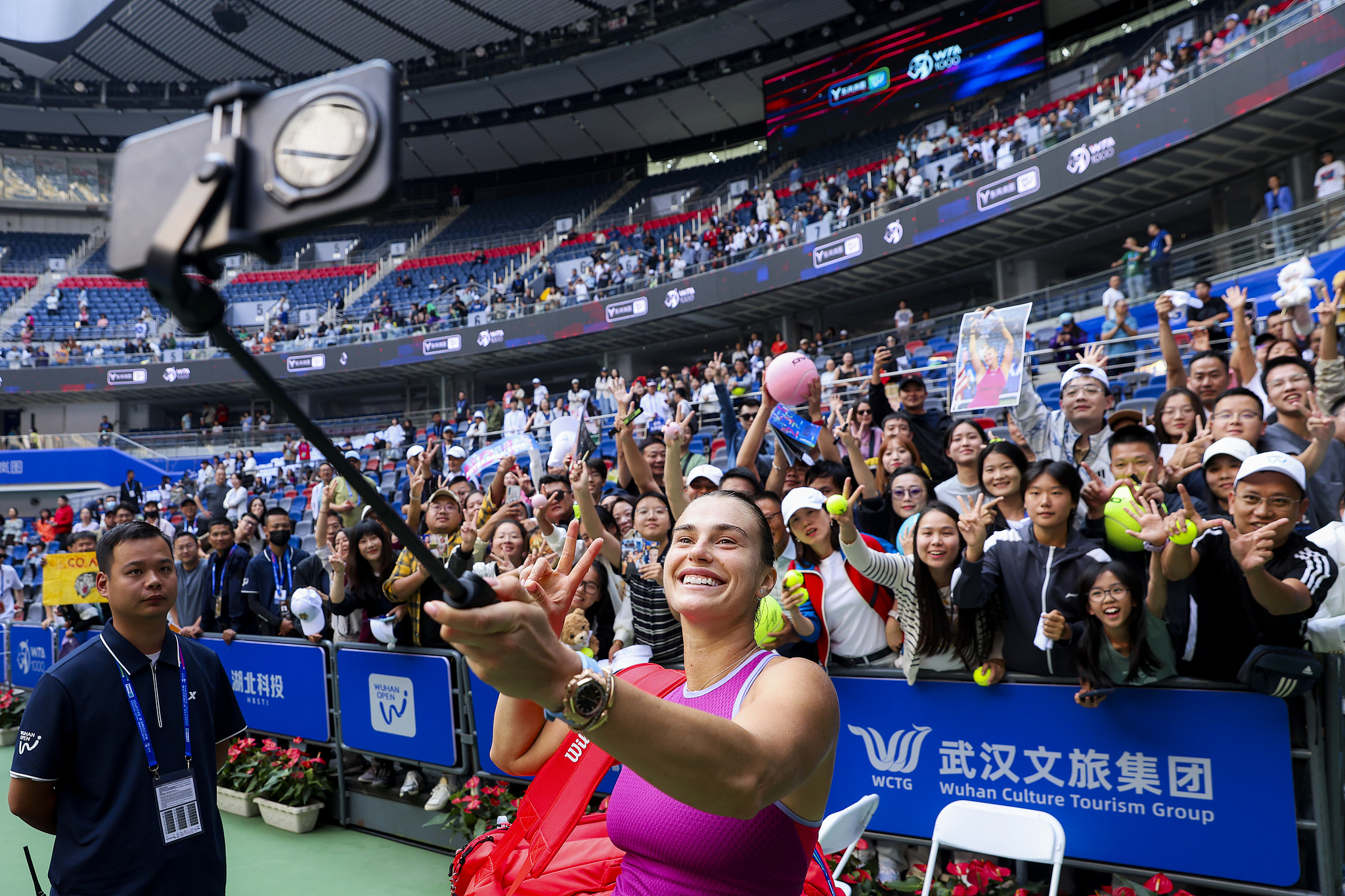 Wuhan Open Zheng, Sabalenka, Gauff advance into last 16 CGTN