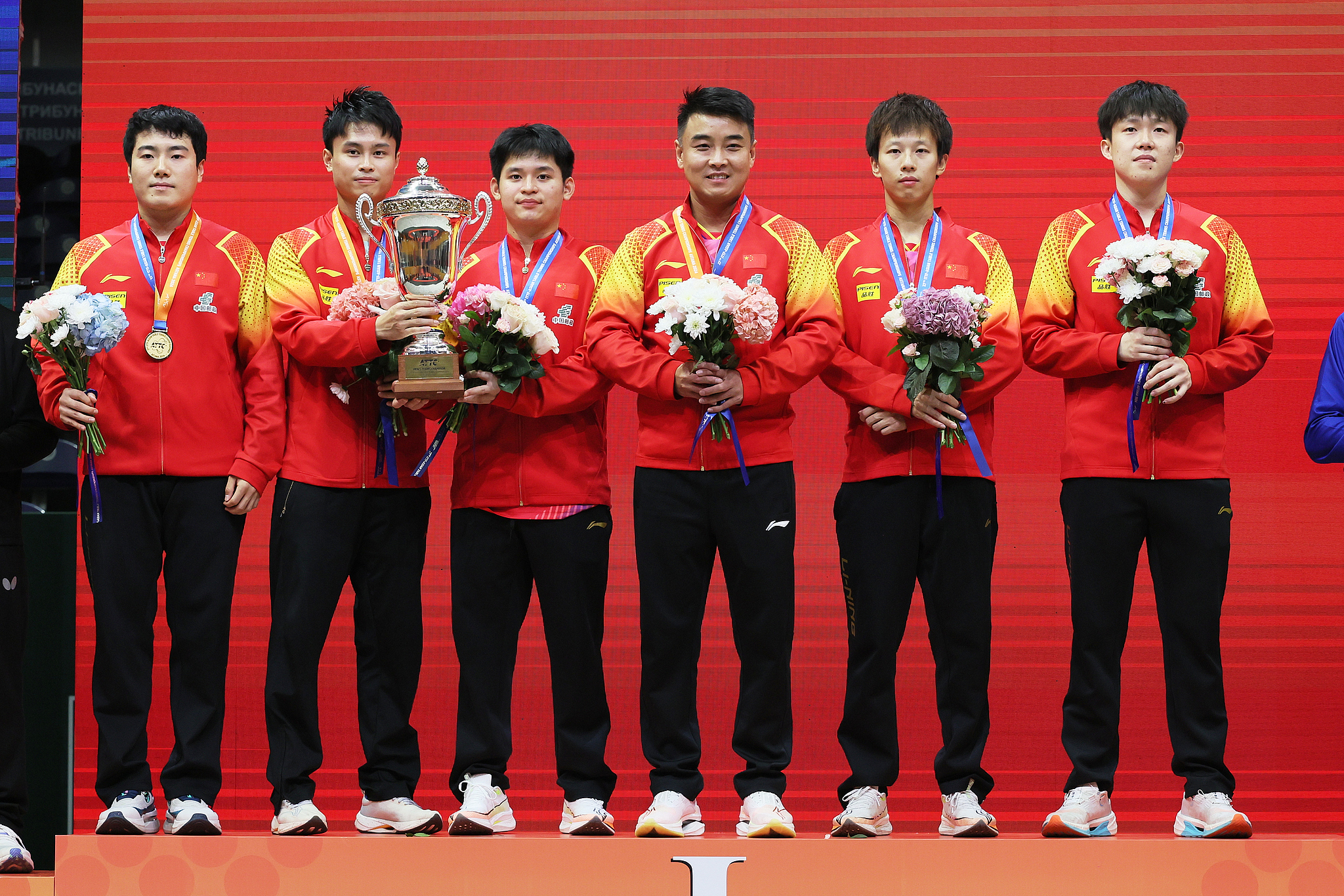 China's men defeat Chinese Taipei at Asian Table Tennis Championships