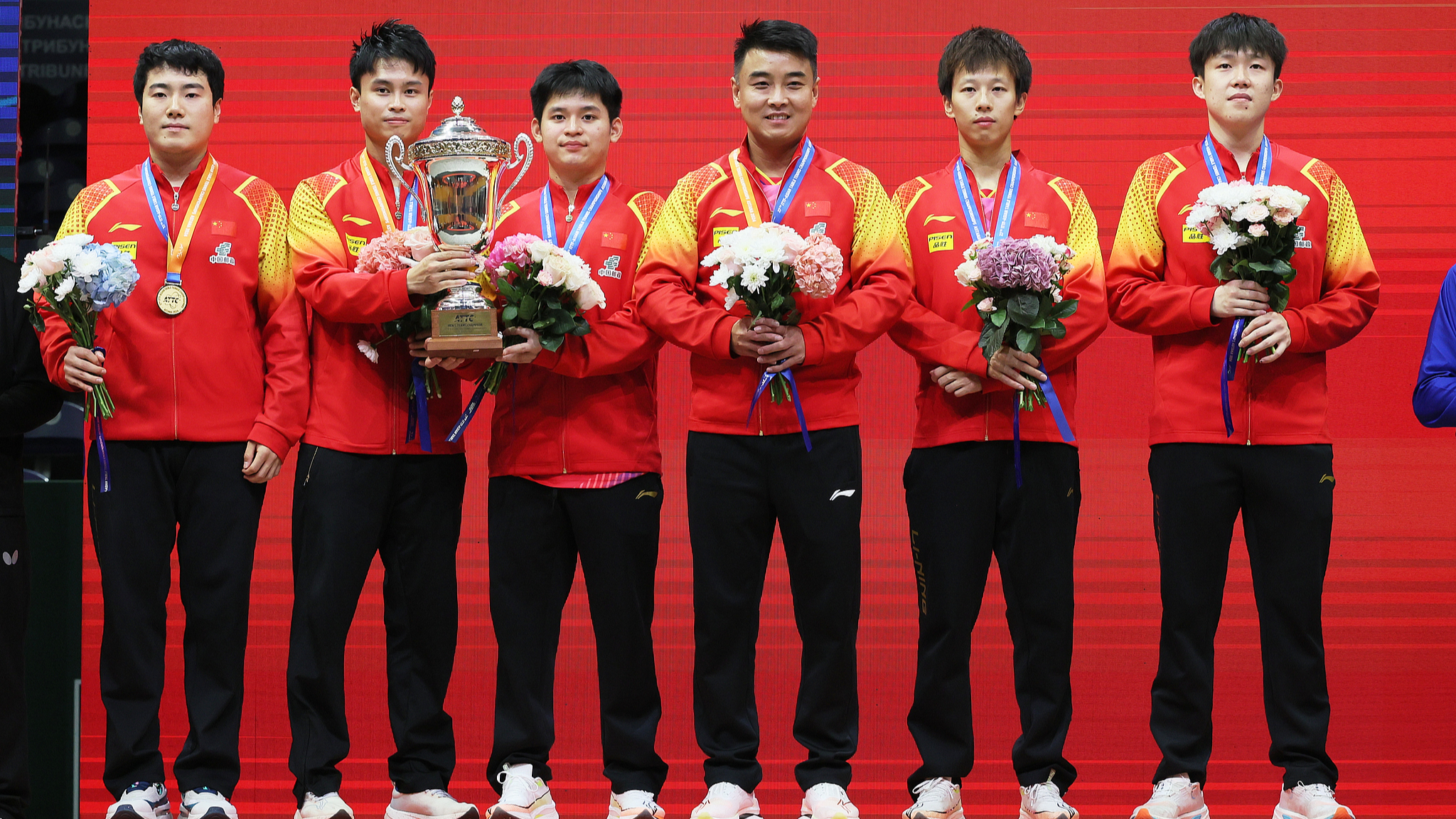 China's men defeat Chinese Taipei at Asian Table Tennis Championships