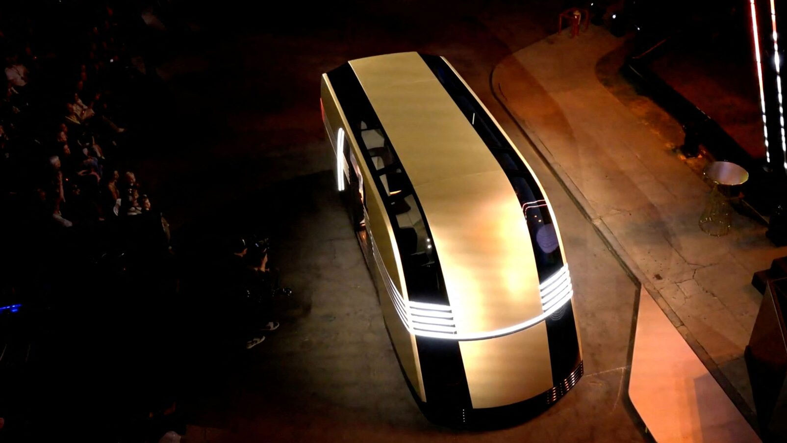 Tesla's robovan is unveiled at an event in Los Angeles, U.S., October 10, 2024. /Tesla handout via Reuters