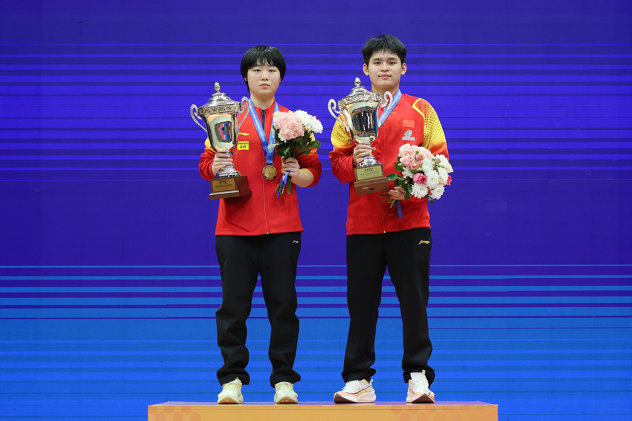 China win mixed doubles title at Asian Table Tennis Championships CGTN