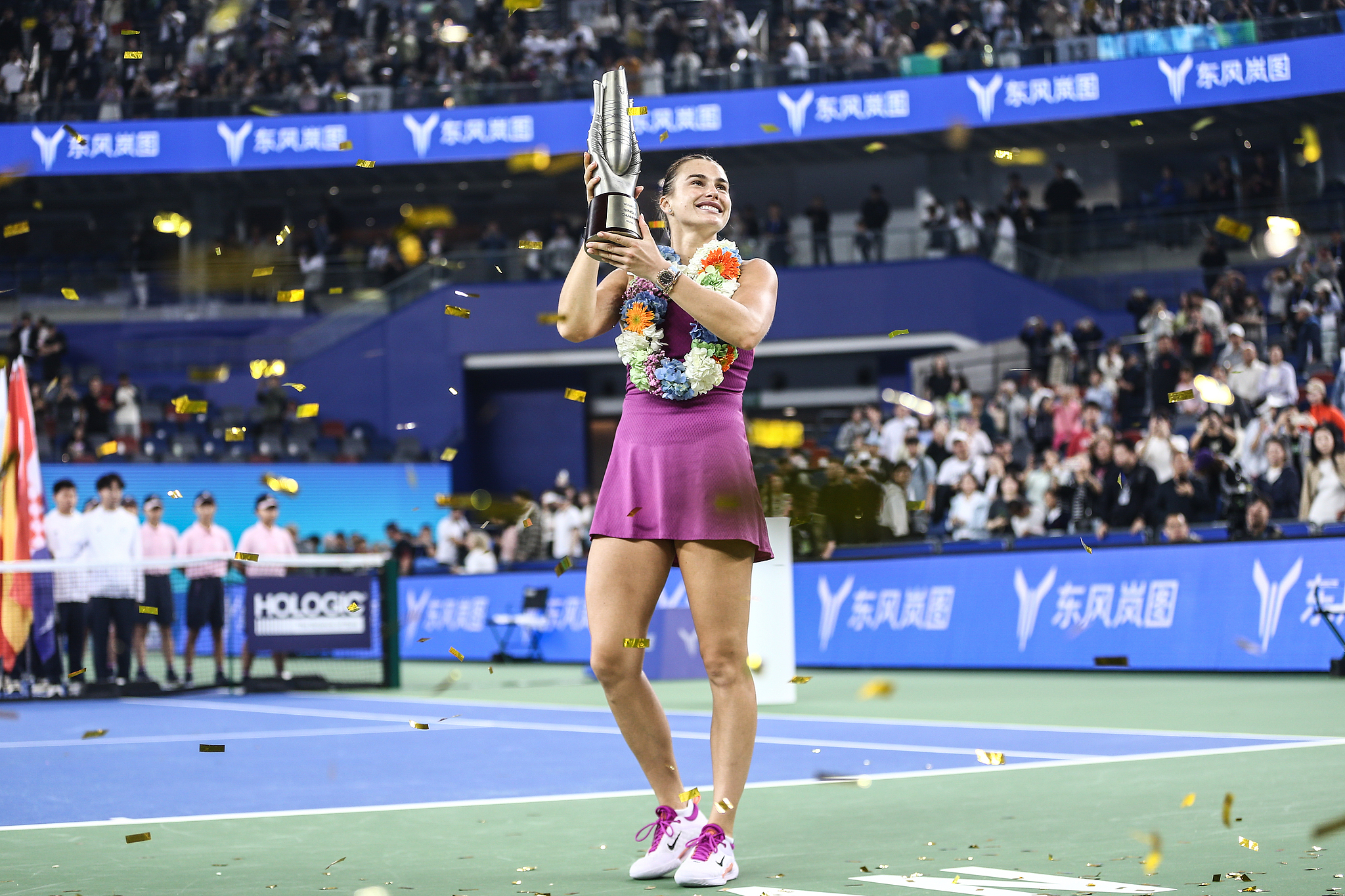 Aryna Sabalenka wins Wuhan Open for third straight time CGTN