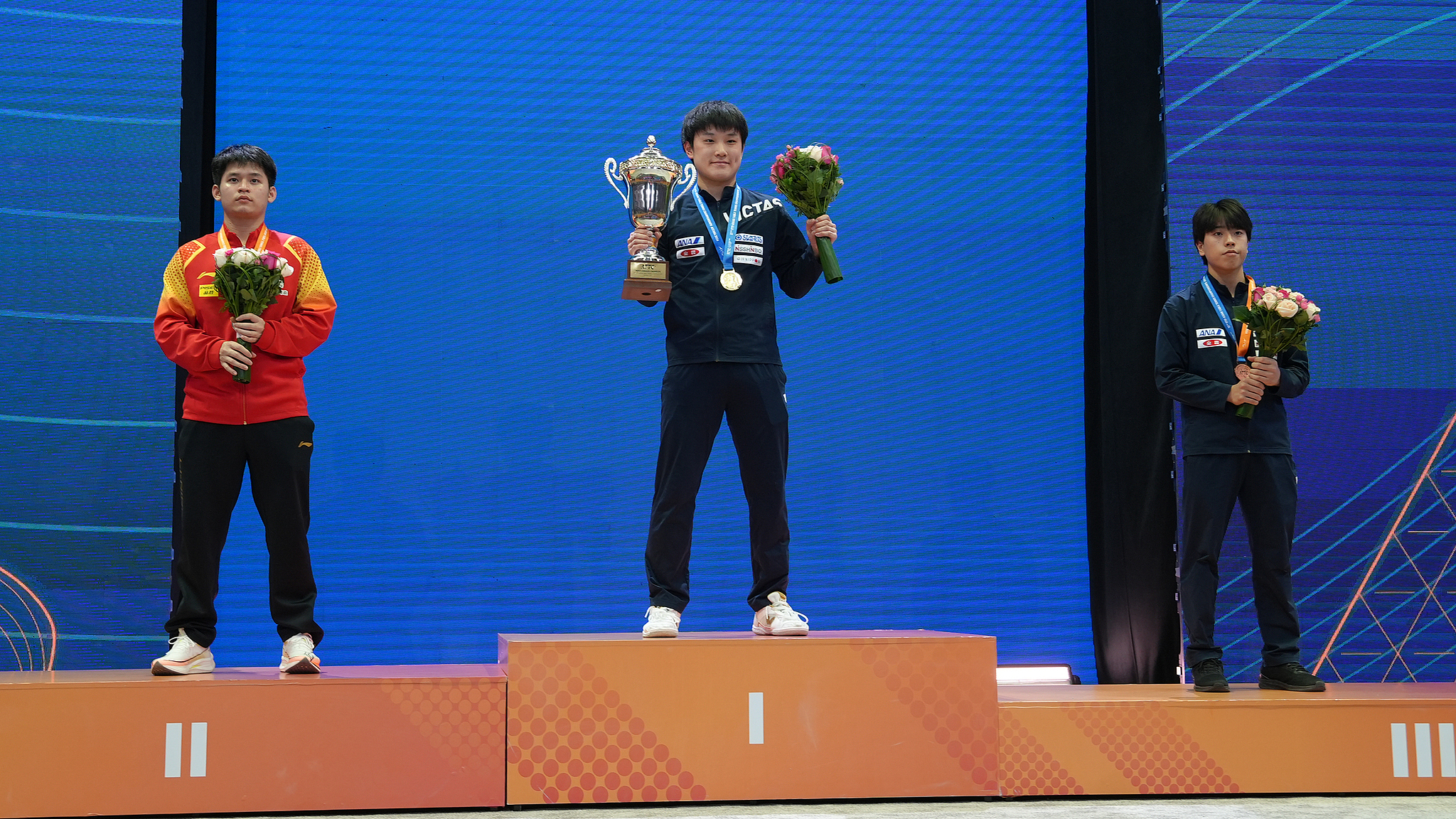 Harimoto wins men's singles title at Asian Table Tennis Championships