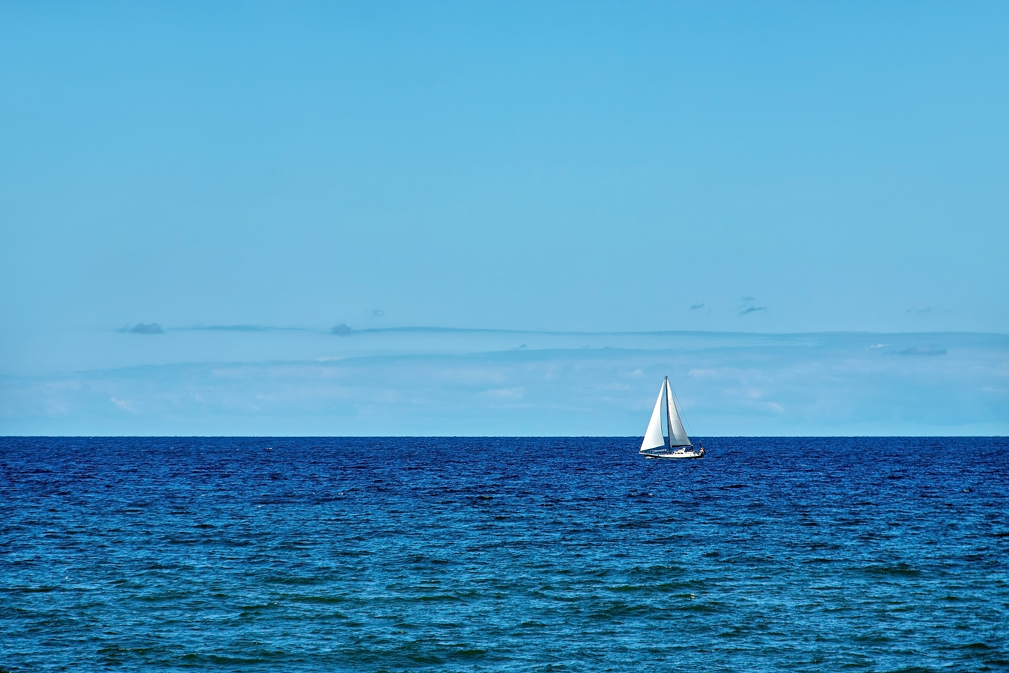 A sailboat in the Baltic Sea. /CFP