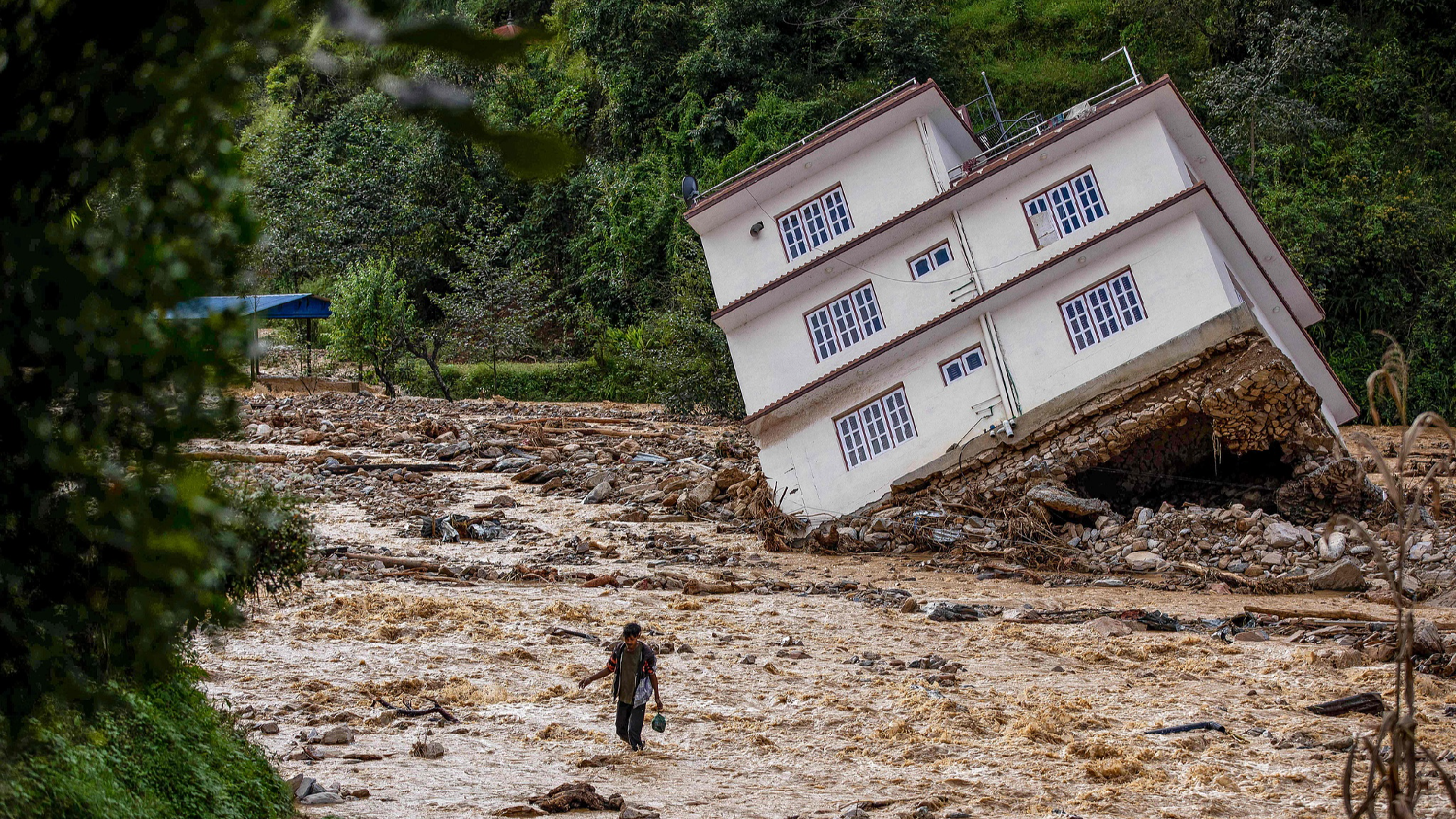 Scientists say climate change exacerbated deadly floods in Nepal