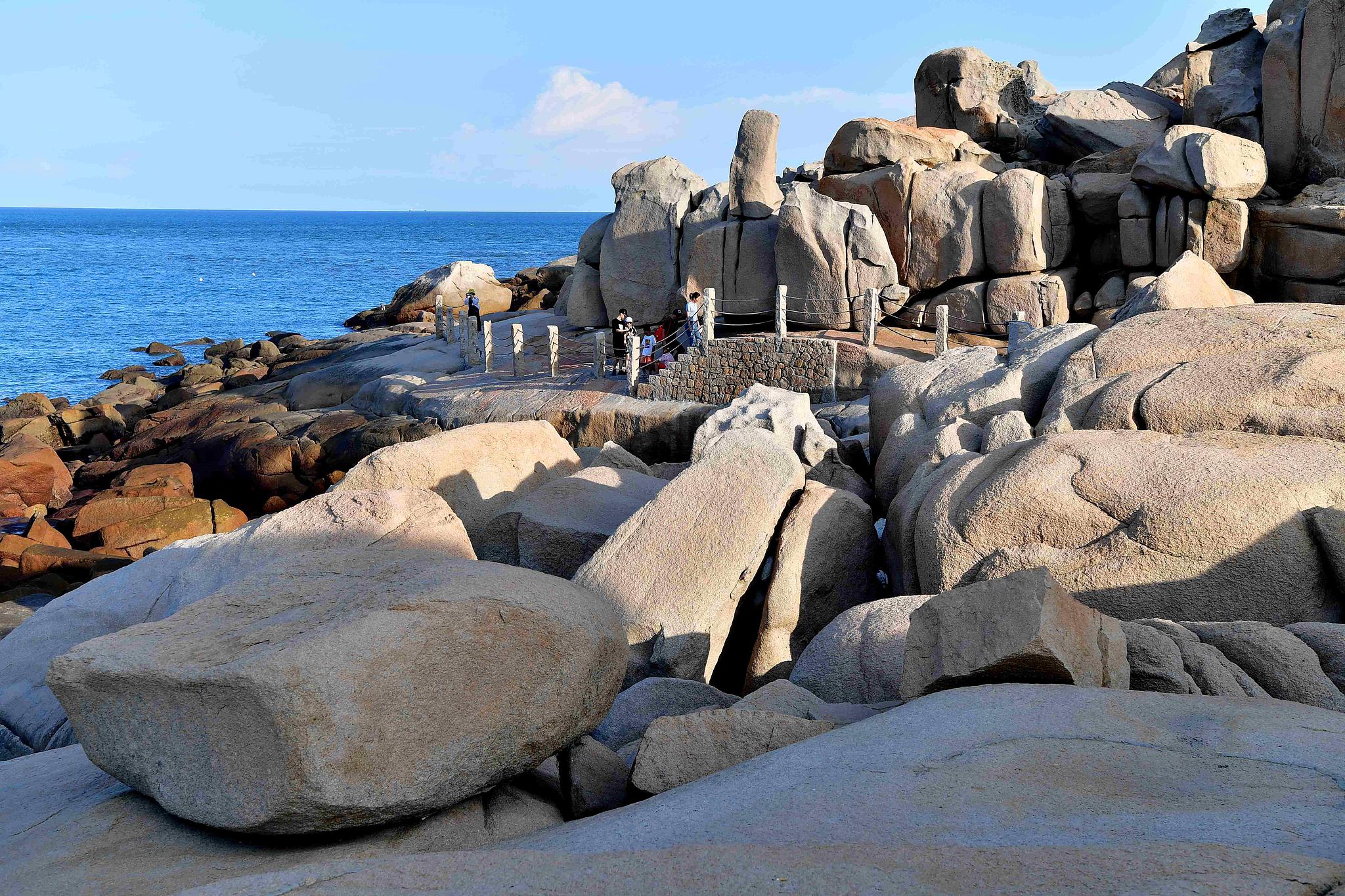 Rocks are pictured on Houyan Island in Pingtan County, Fujian Province. /CFP