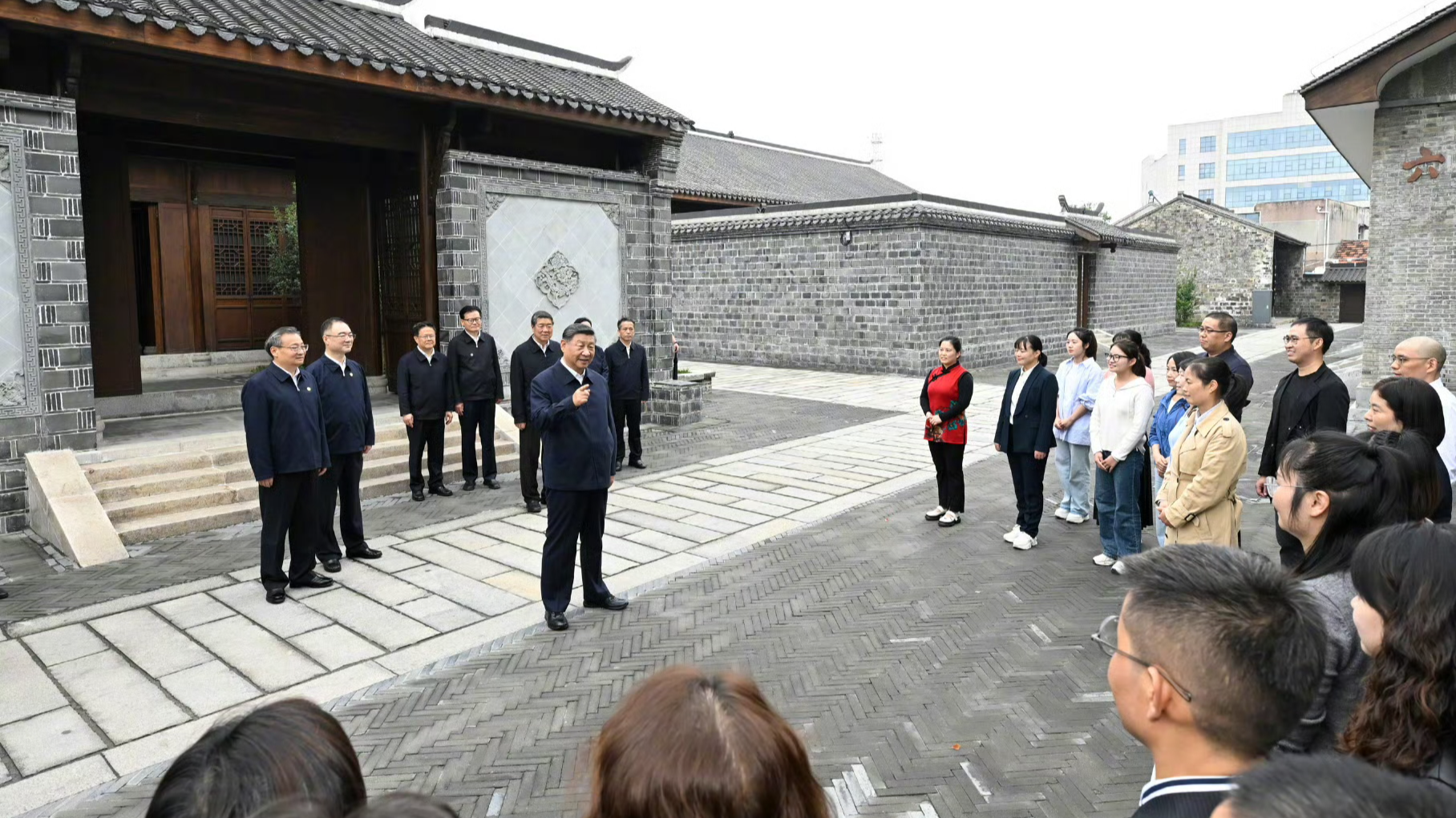 President Xi Jinping inspects east China's Anhui Province, October 17, 2024. /Xinhua