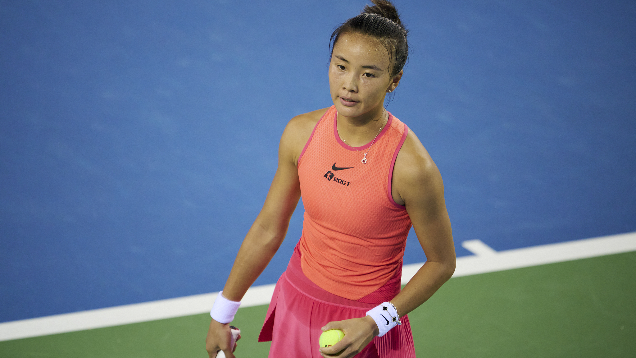 File photo of Yuan Yue at WTA Ningbo Open. /CFP