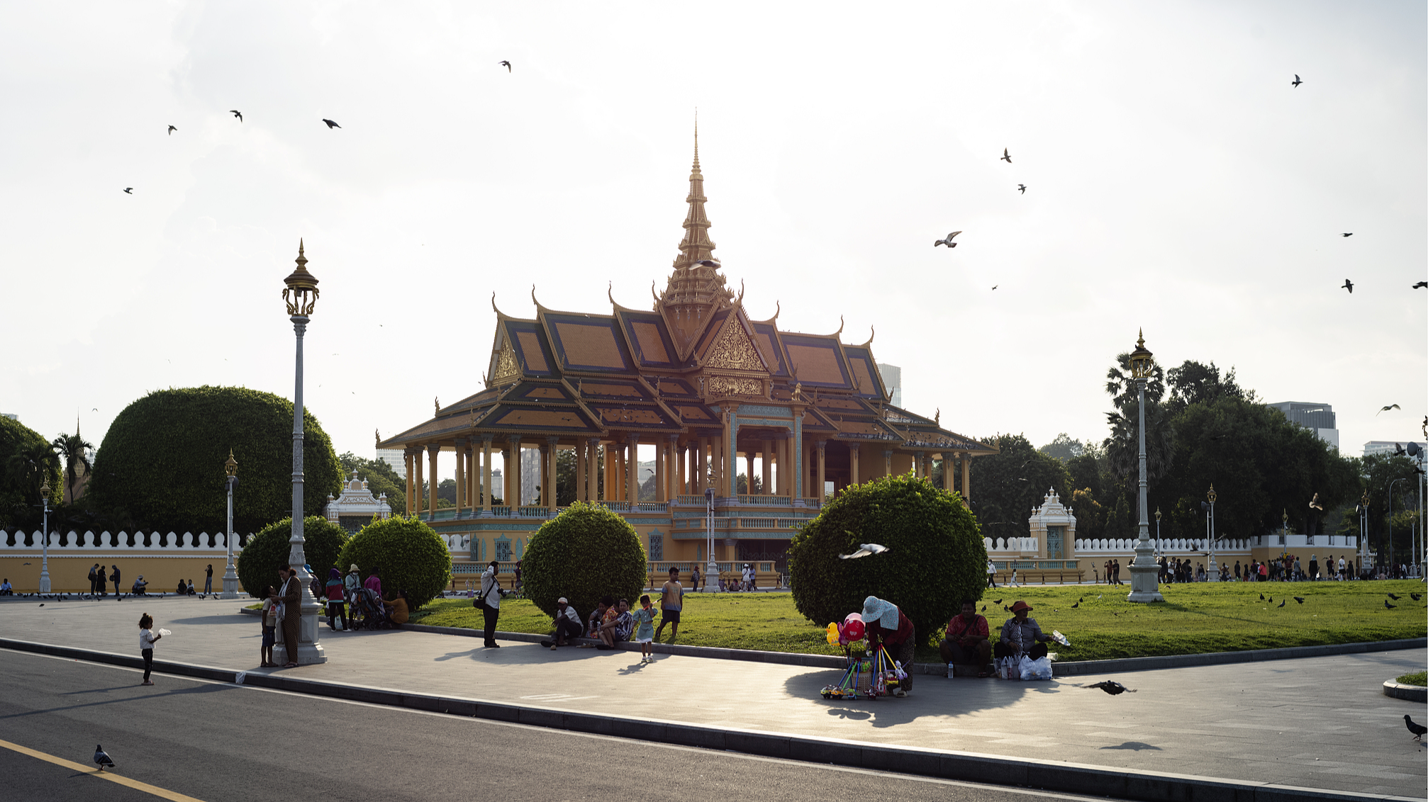 The Royal Palace in Phnom Penh, Cambodia, August 23, 2024. /CFP