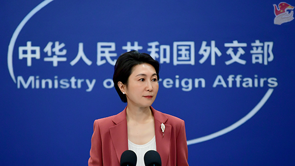 Chinese Foreign Ministry spokesperson Mao Ning at a press briefing in Beijing, China, October 18, 2024. /Chinese Foreign Ministry