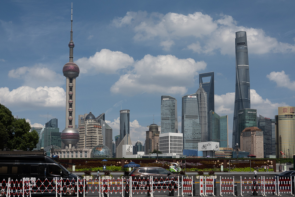 A view of Nanjing Street in Shanghai, July 18, 2024. /CFP 