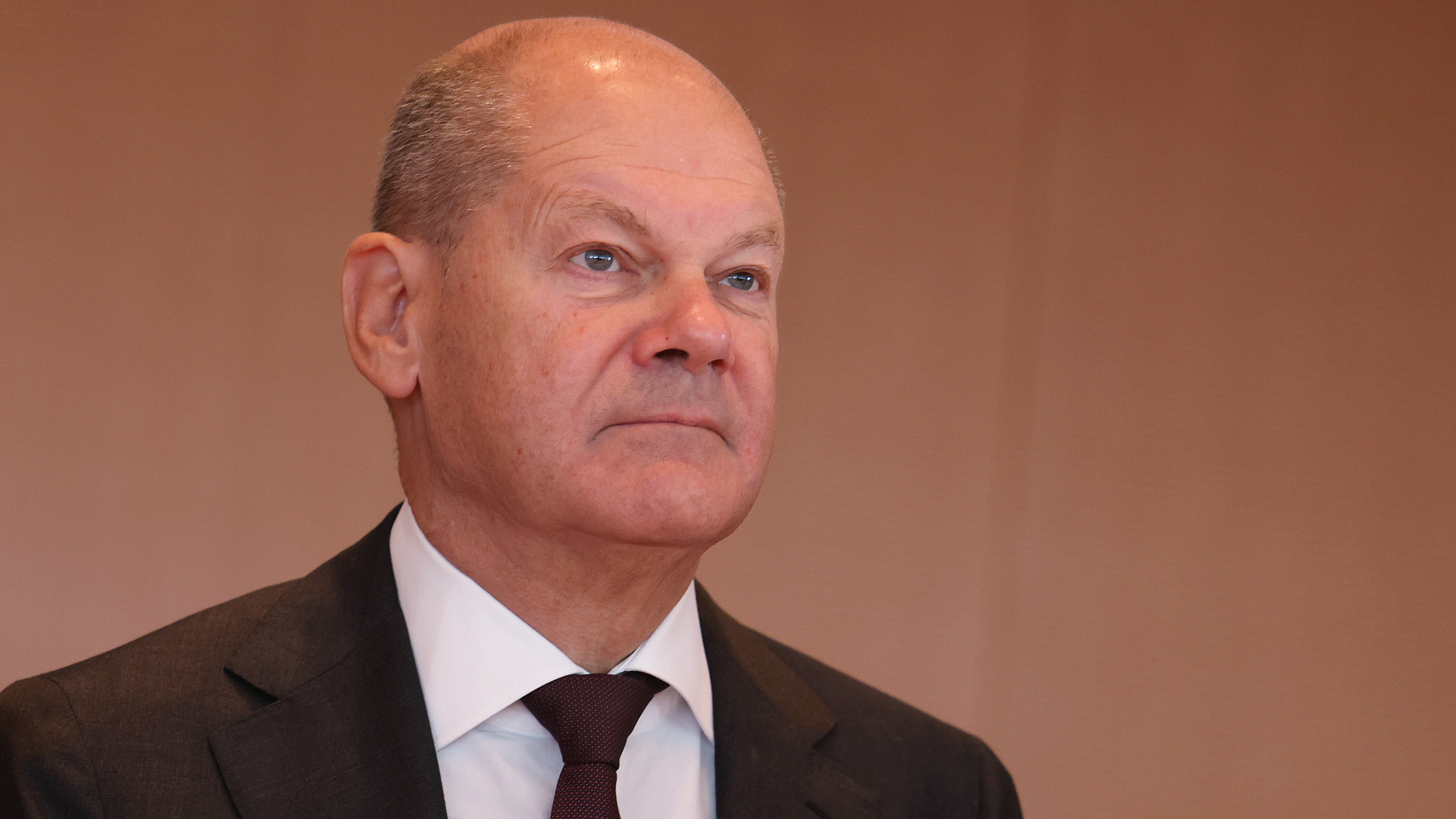 German Chancellor Olaf Scholz during the weekly federal government cabinet meeting,  in Berlin, Germany, September 25, 2024. /CFP