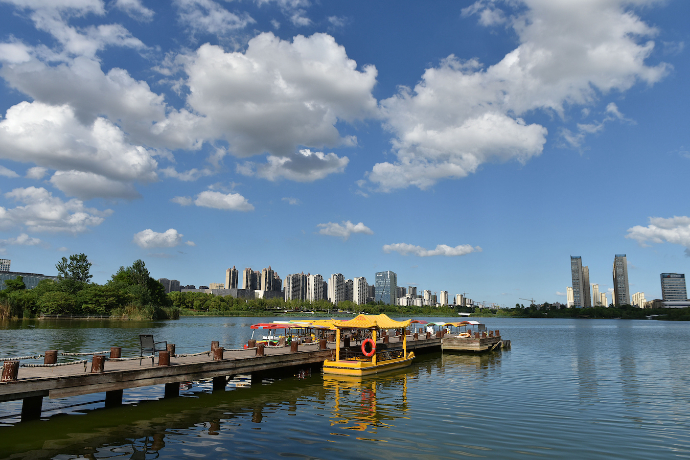 View of Fuyang City, Anhui Province, east China, July 29, 2024. /CFP