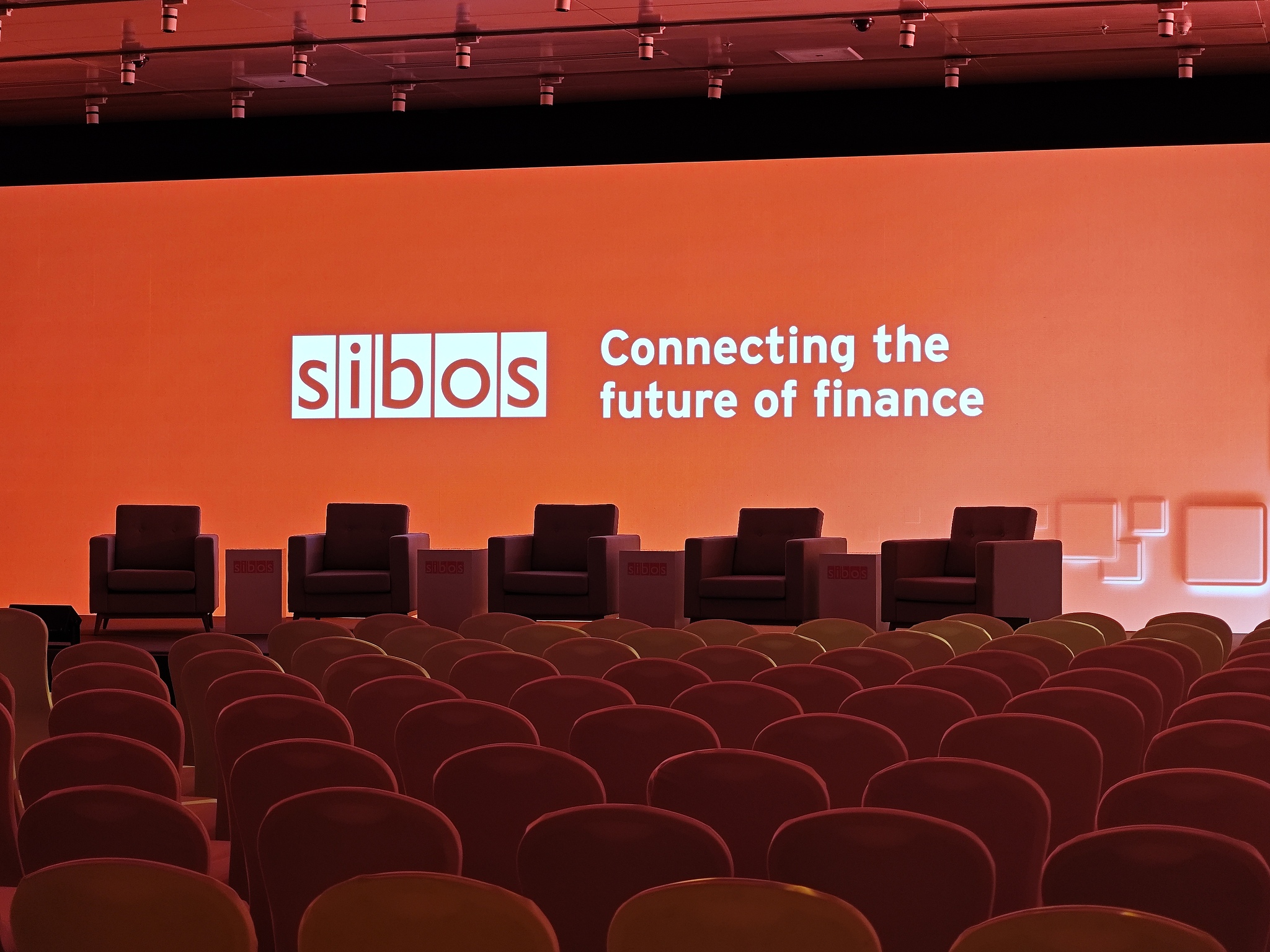 A view of a room at the Sibos 2024 conference, Beijing, China, October 19, 2024. /CFP