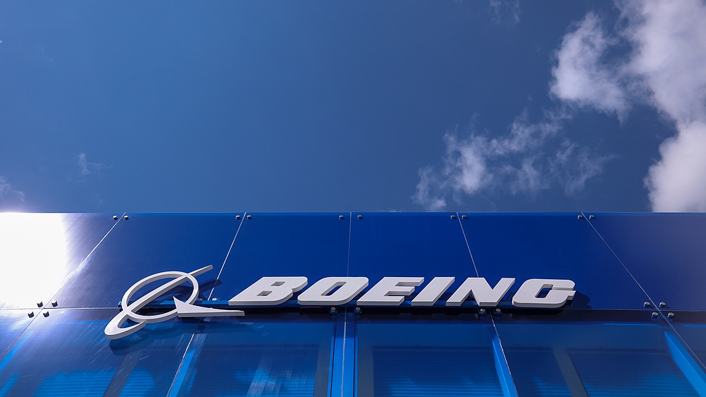 The logo of Boeing. /CFP