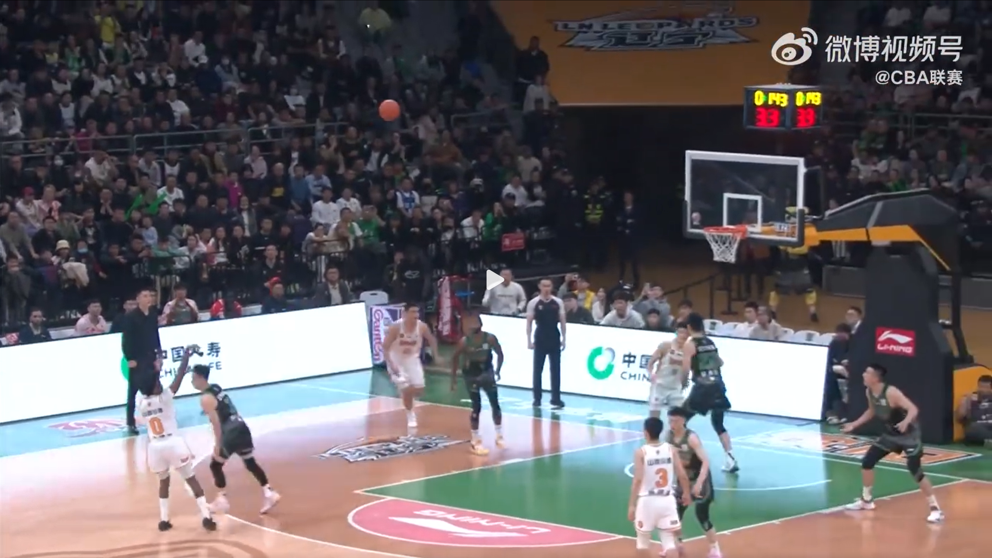 Brandon Goodwin (#0) of the Shanxi Loongs shoots in the game against the Liaoning Flying Leopards in Shenyang, northeast China's Liaoning Province, October 24, 2024. /CBA Weibo