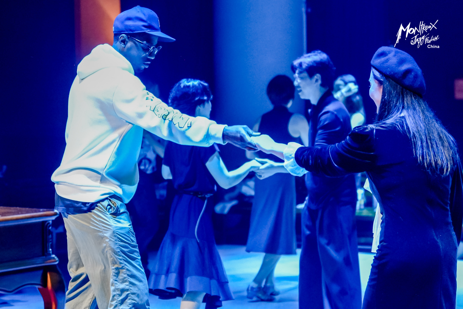 Festival goers sway to the rhythm and enjoy a unique blend of music and dance at the Montreux Jazz Festival China in Suzhou, Jiangsu Province on October 26, 2024. /Photo provided to CGTN