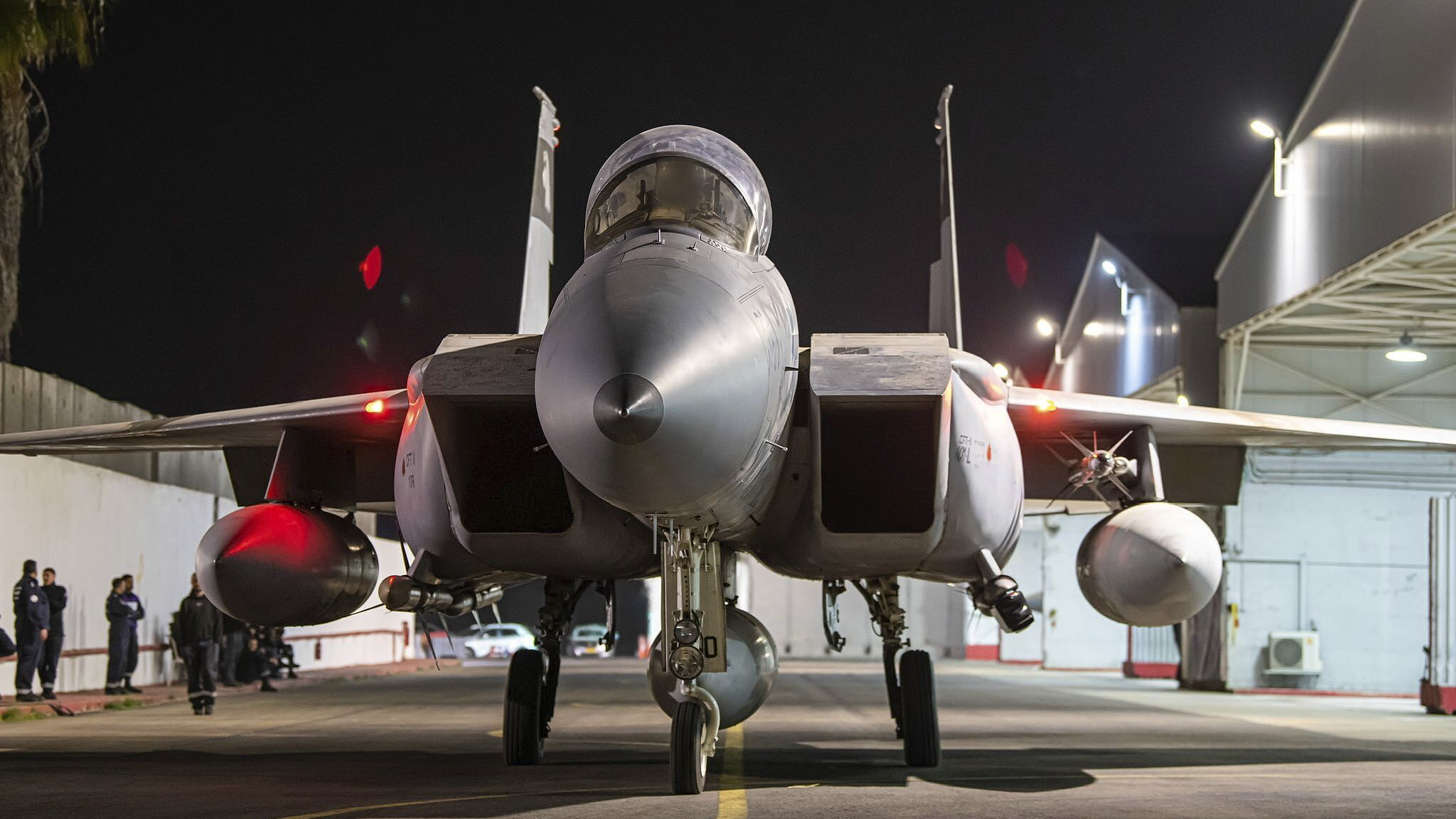 An Israeli Air Force plane departs from an unknown location to attack Iran, Saturday, Oct. 26, 2024./CFP