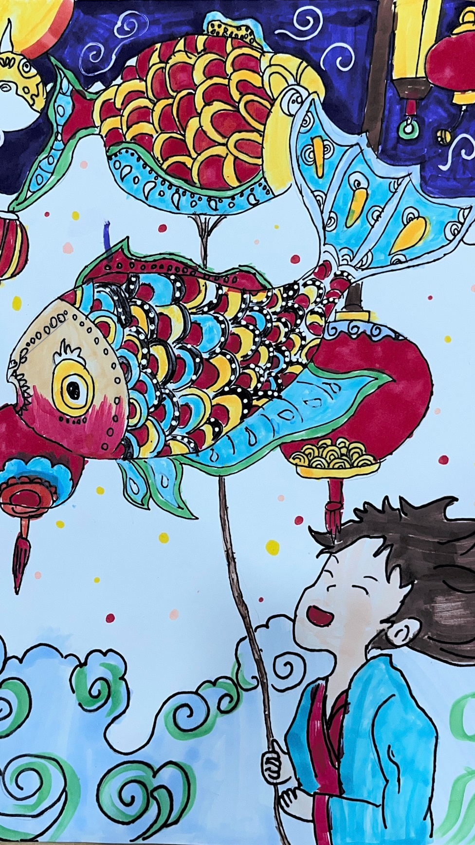 Fish Lantern (Zhang Lingxi, 8, China) 