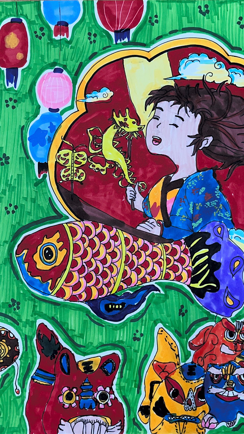 National Spirit, Chinese Dream (Liu Anzhe, 8, China)