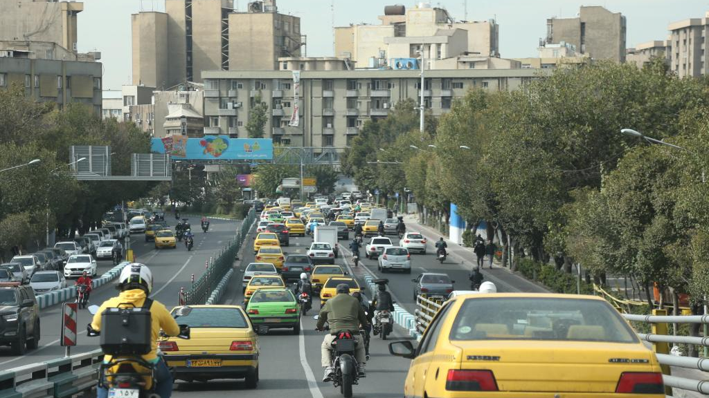 A street view in Tehran, Iran, October 26, 2024. /Xinhua