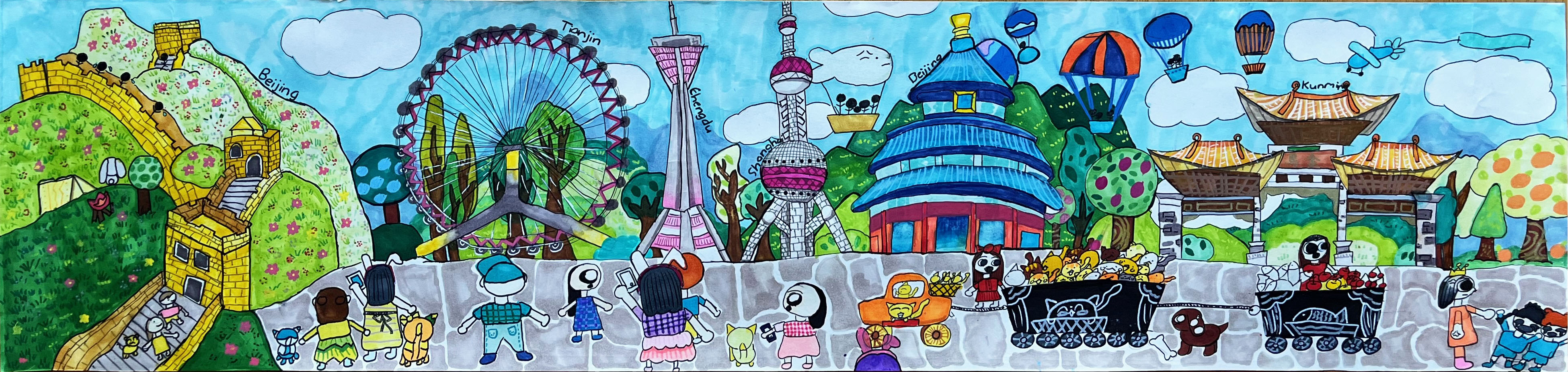 'China Through My Eyes' Global Children's Art Project winners unveiled