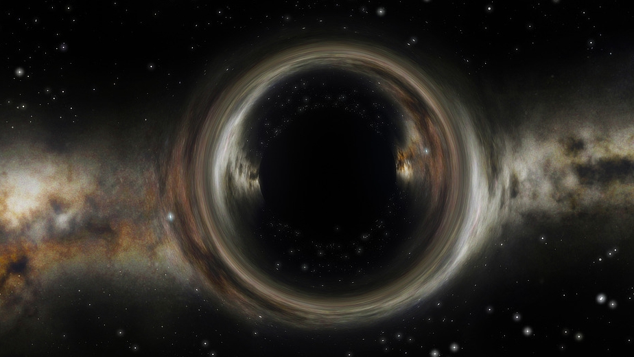 An illustration of a black hole. /CFP