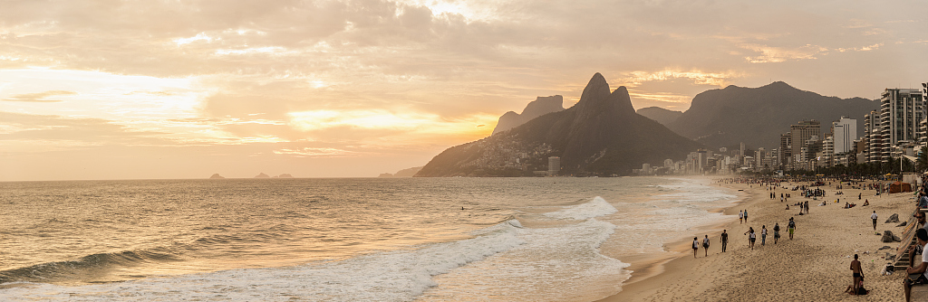 A file photo shows Ipanema Beach in Rio de Janeiro, Brazil. /CFP