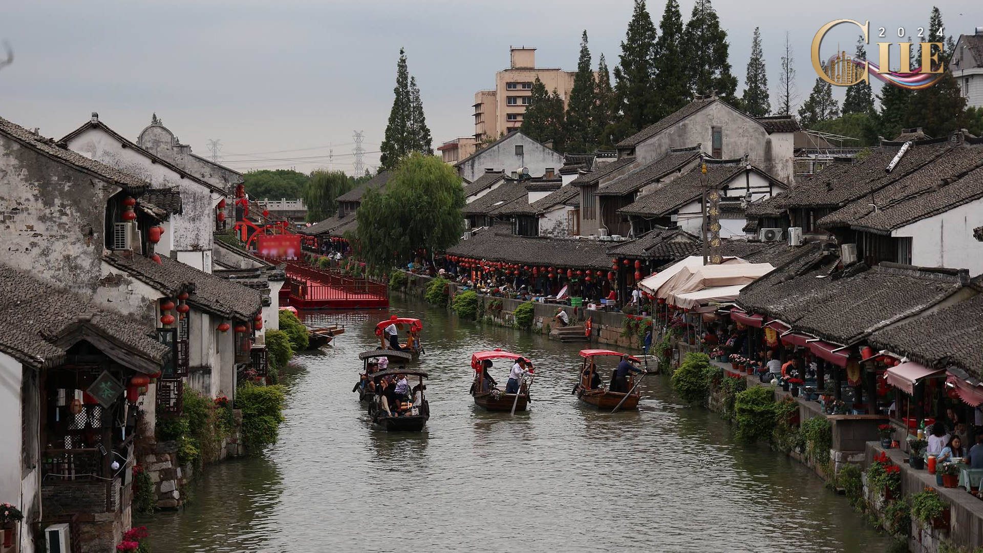 Live: Suburban Shanghai ancient town offers beautiful autumn scenery