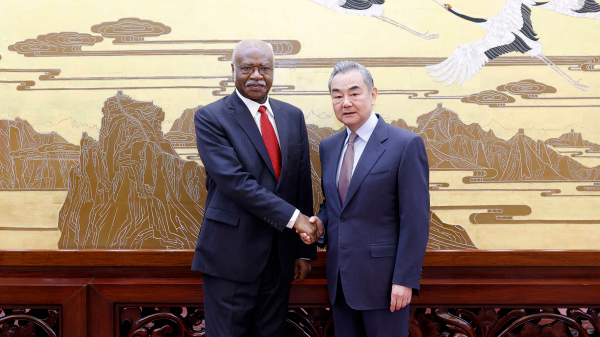 Chinese Foreign Minister Wang Yi (R), also a member of the Political Bureau of the Communist Party of China Central Committee, meets with Philemon Yang, president of the 79th session of the United Nations General Assembly, in Beijing, China, October 31, 2024. /Chinese Foreign Ministry