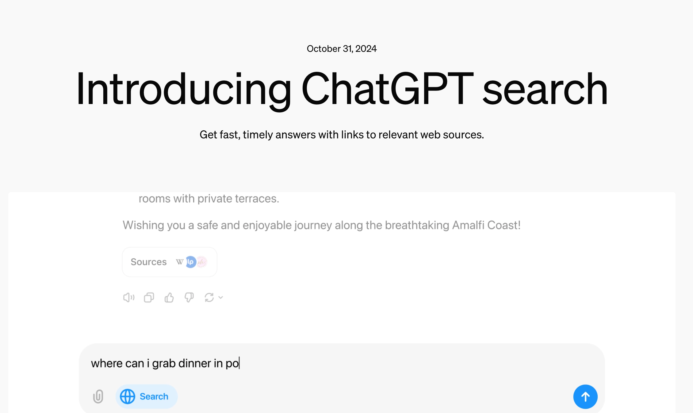 Screenshot from ChatGPT's homepage.