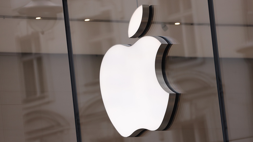 The Apple logo on an Apple store in Berlin, Germany, March 25, 2024. /CFP