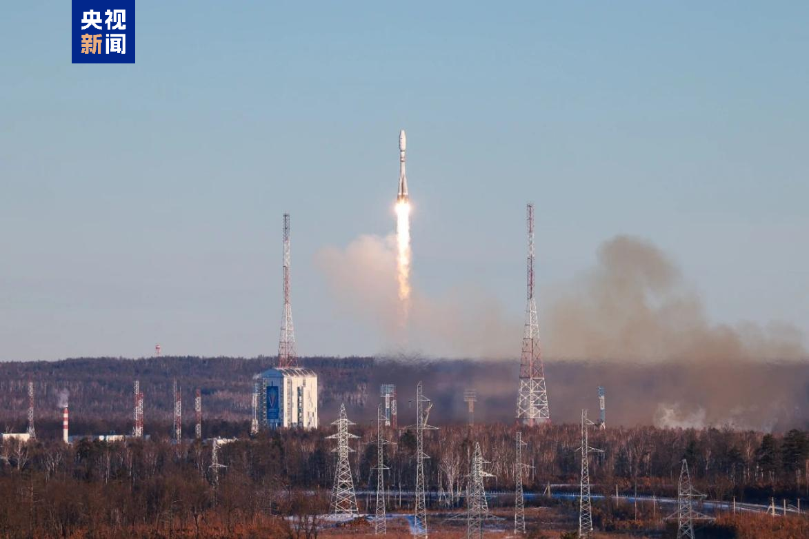 The CubeSat, a 15.7-kg microsatellite and the first of its kind jointly developed by Chinese and Russian universities, is successfully launched from Blagoveshchensk, Russia, November 5, 2024. /CMG