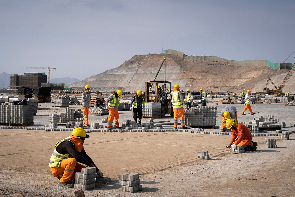 The Chancay Port project in Peru, March 5, 2024. /CFP