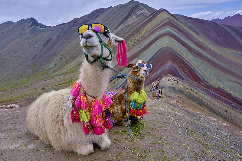 Explore Peru's Vinicunca, the mountain of rainbow colors