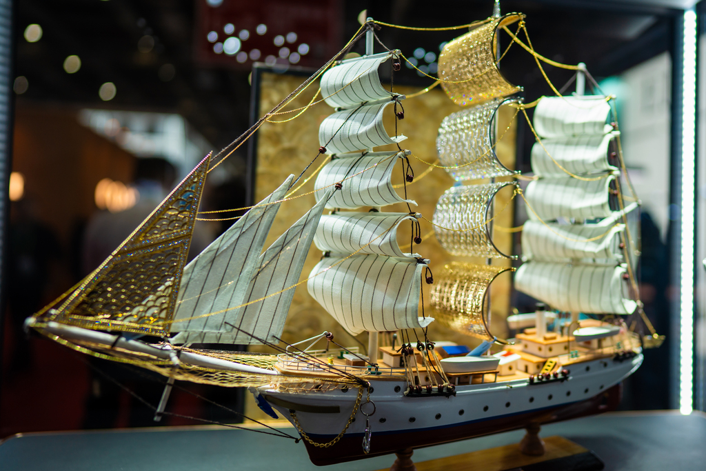 An exhibit is seen in the Consumer Goods Exhibition Area at the 7th China International Import Expo (CIIE) on November 7, 2024. /CFP