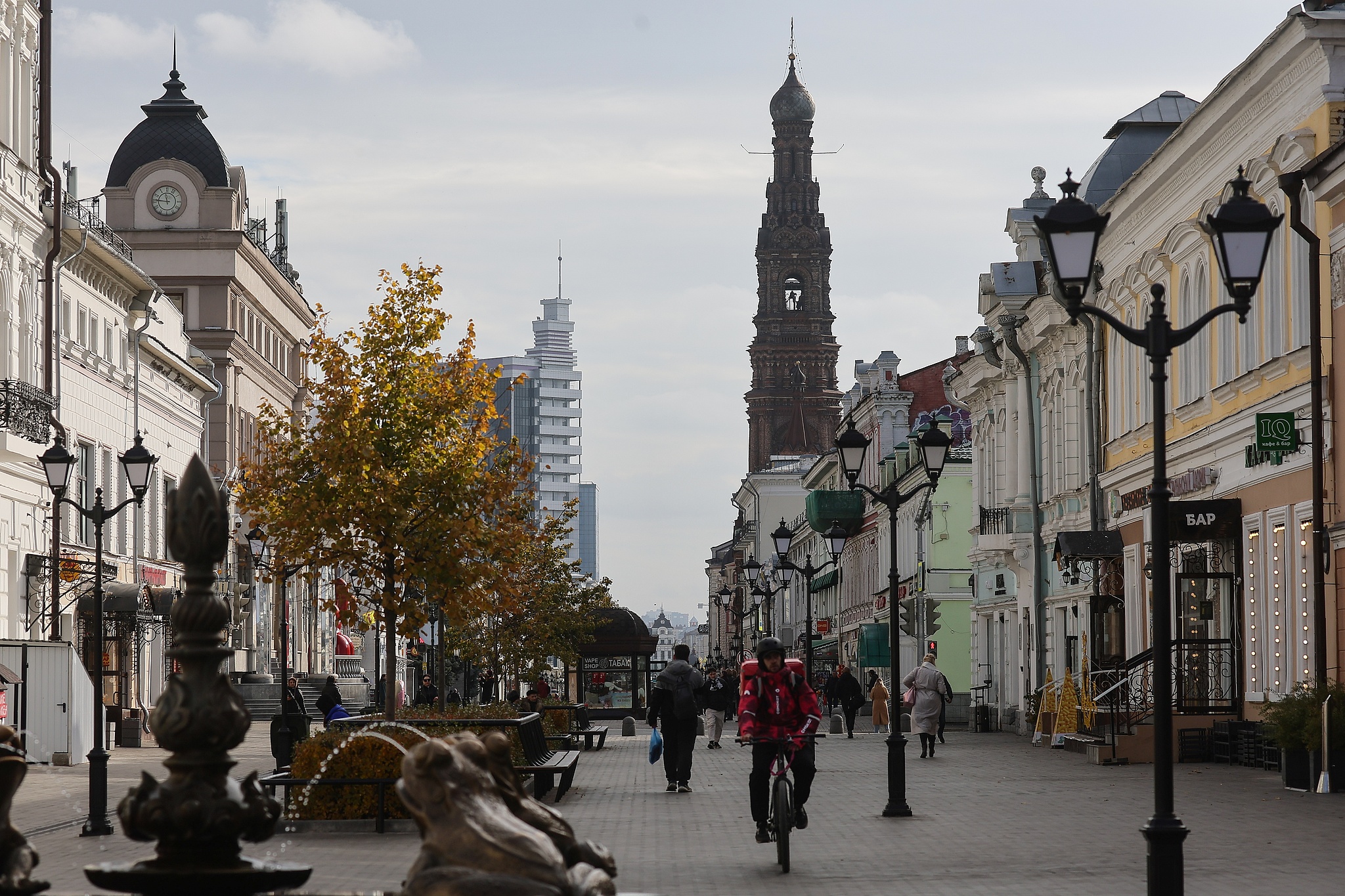 A view of Bauman Street in Kazan, Russia, October 23, 2024. /CFP