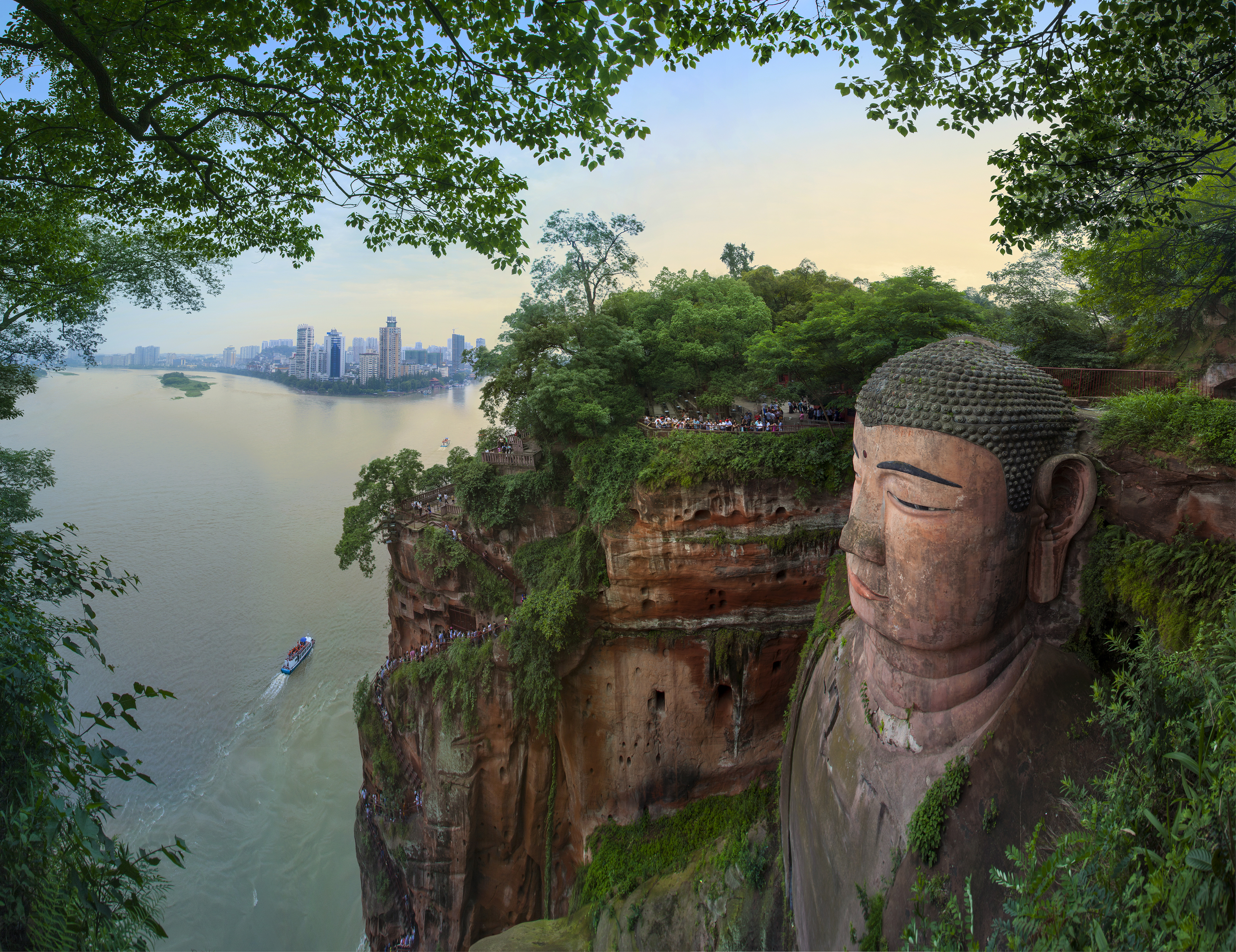 Leshan Giant Buddha Scenic Area. /China Photo Press