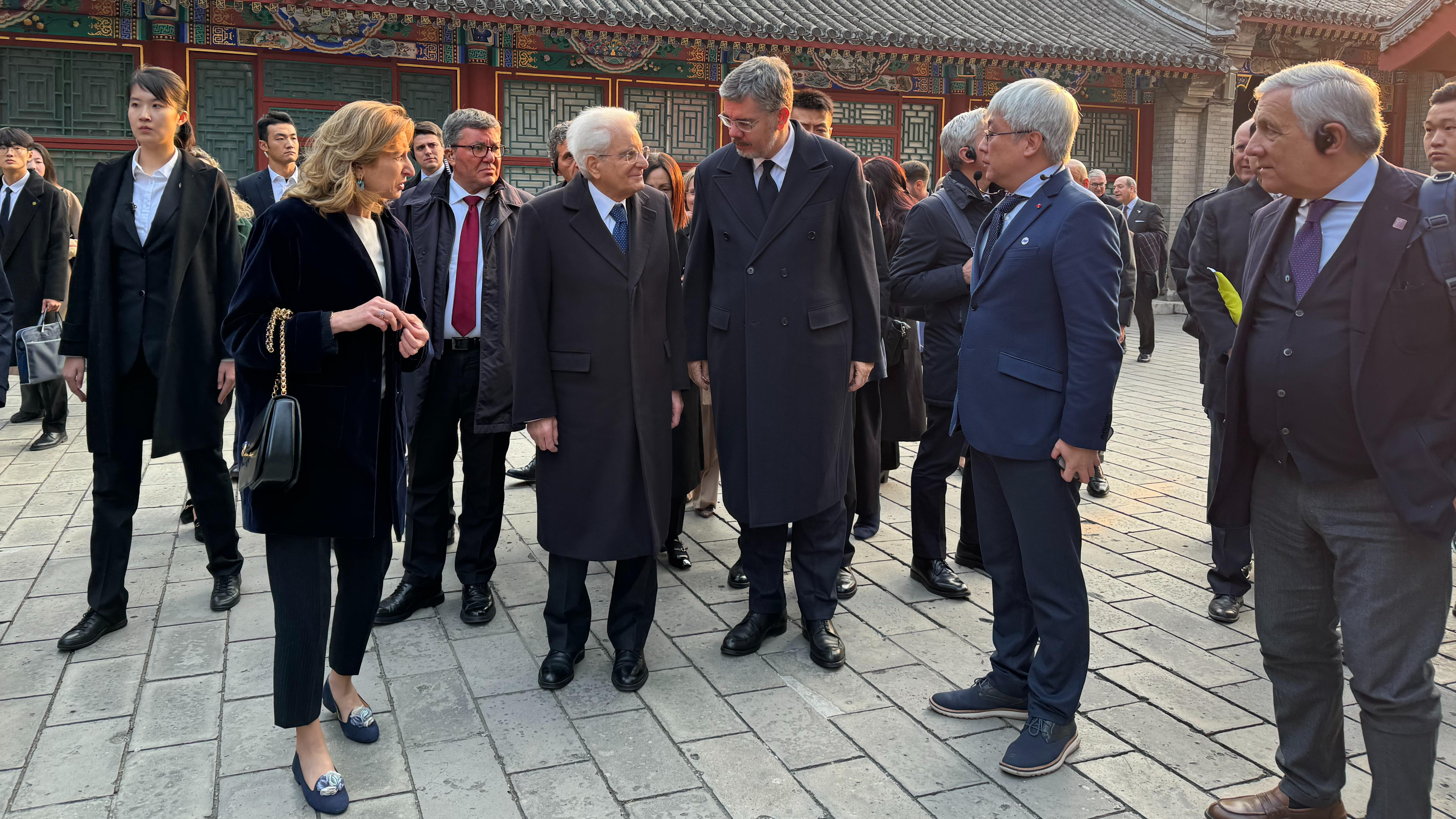 Italian President Sergio Mattarella visits the Summer Palace in Beijing, China, November 7, 2024. /China Media Group