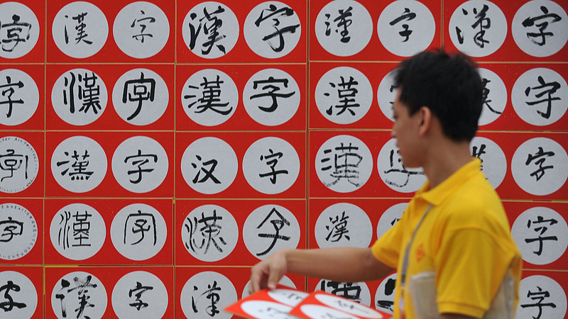 A file photo of the first Cross-Strait Chinese Character Culture & Art Festival in Beijing, China, September 16, 2010. /CFP