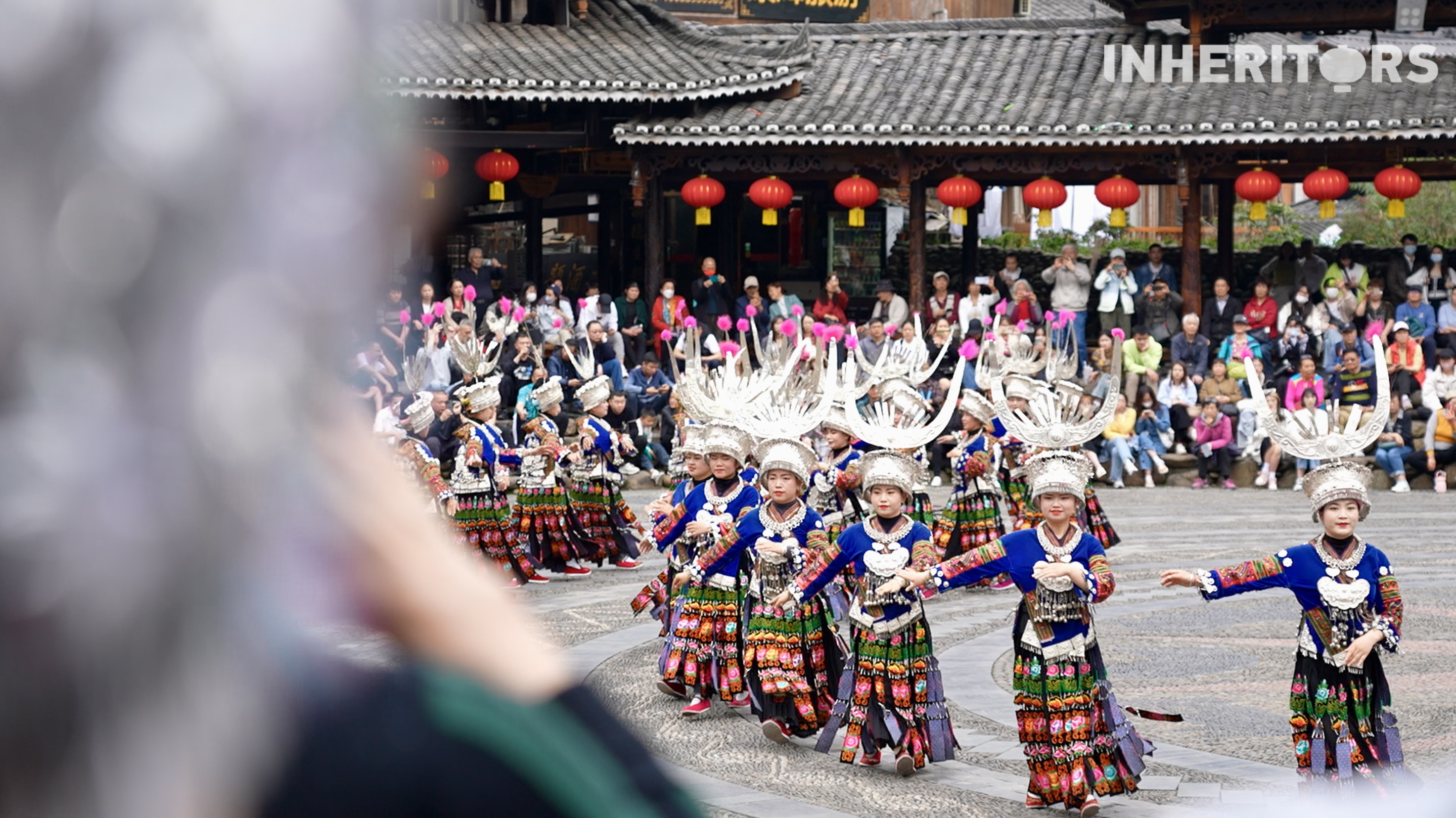 People of Miao ethnic group gather in southwest China's Guizhou Province. /CGTN