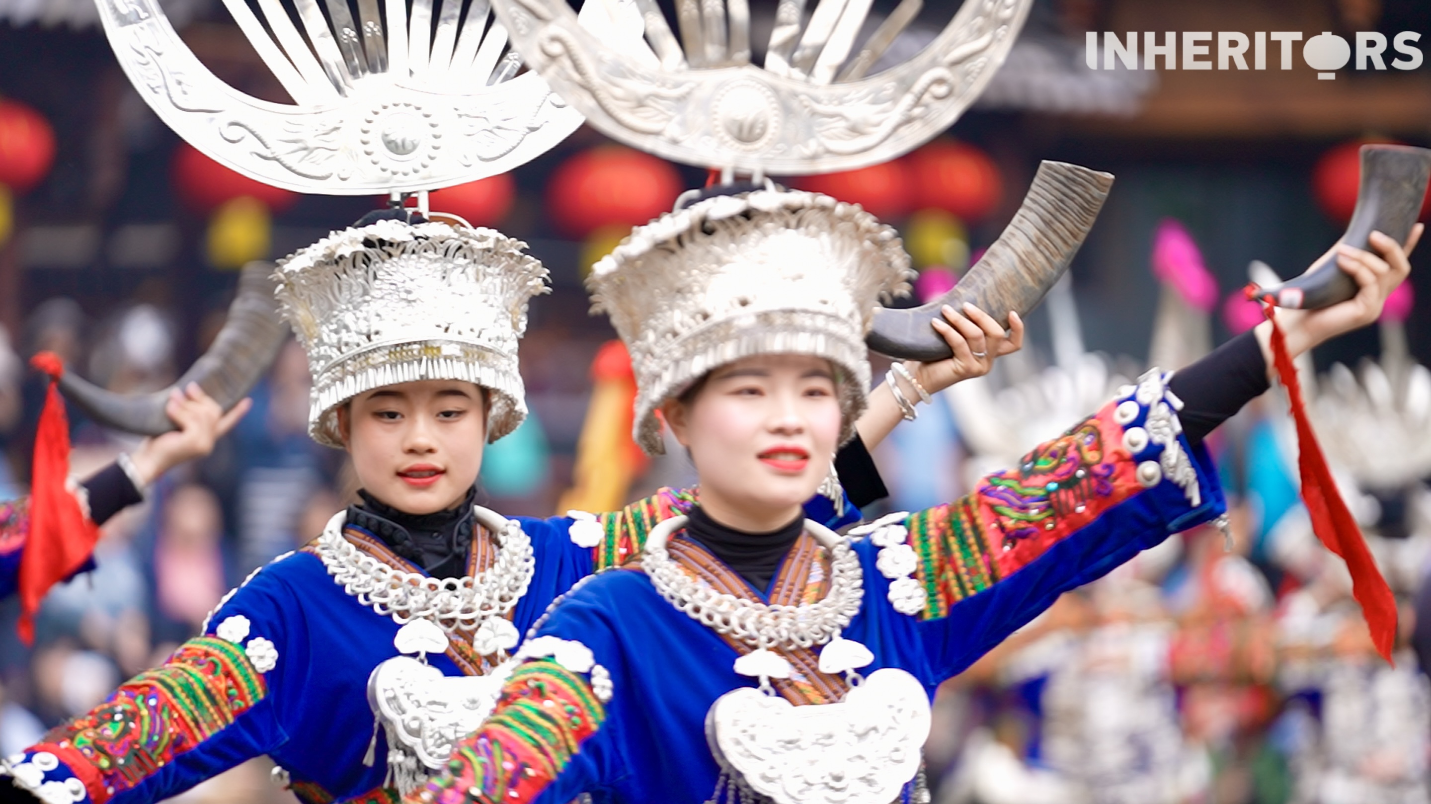 People of Miao ethnic group gather in southwest China's Guizhou Province. /CGTN