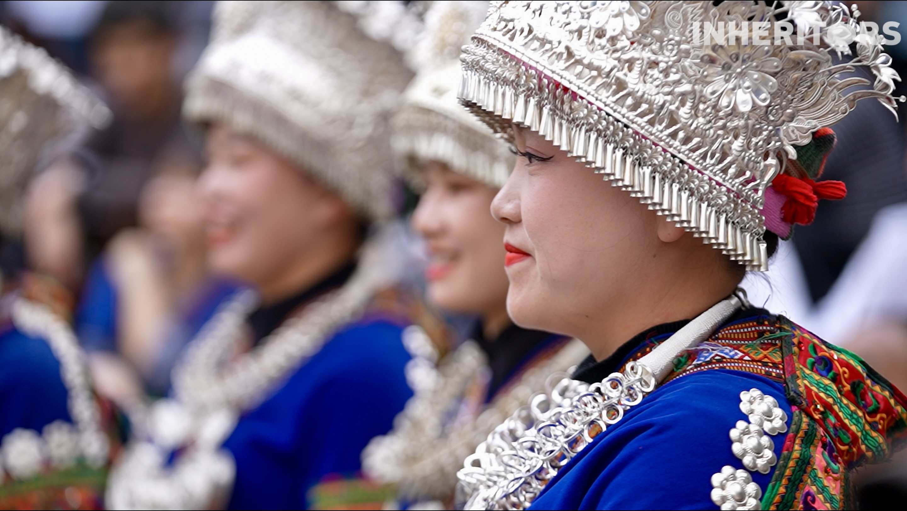 People of Miao ethnic group gather in southwest China's Guizhou Province. /CGTN