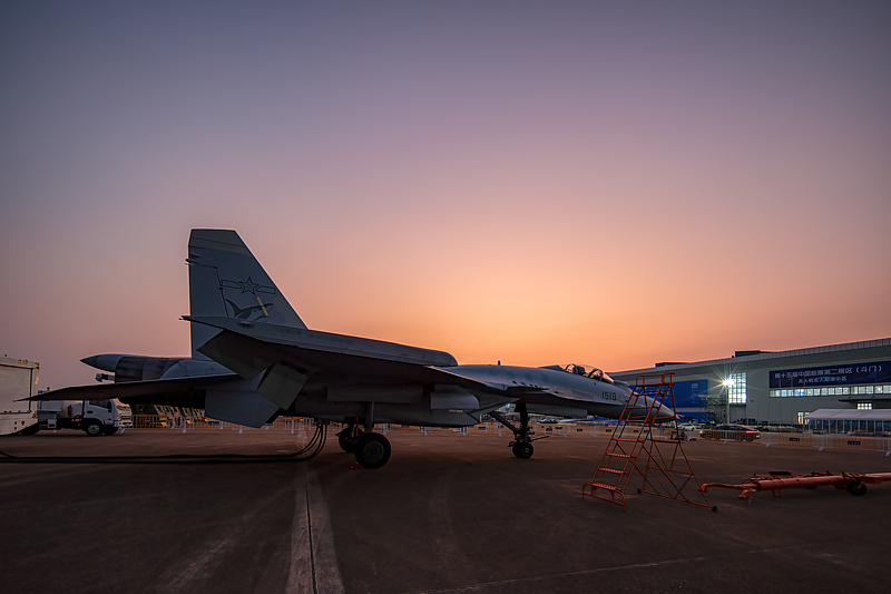 A J-15T aircraft prepares for the 15th Airshow China, Guangdong Province, south China, November 6, 2024. /CFP