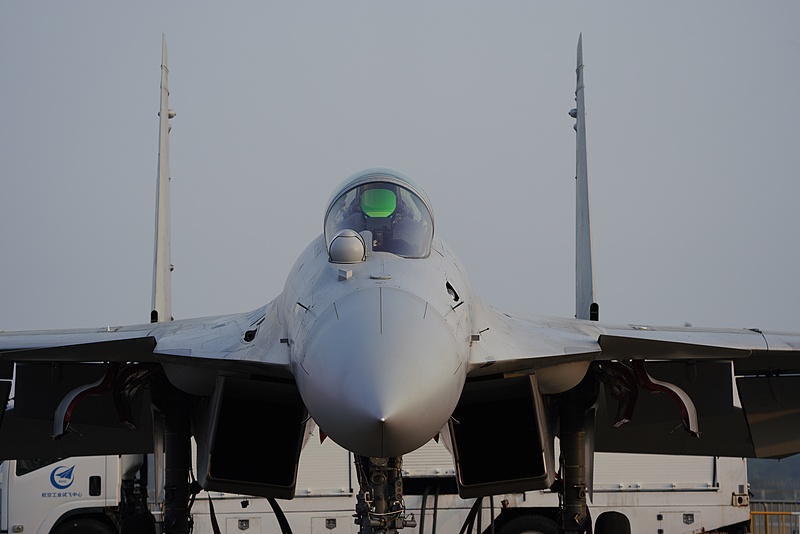 A J-15T aircraft prepares for the 15th Airshow China, Guangdong Province, south China, November 6, 2024. /CFP