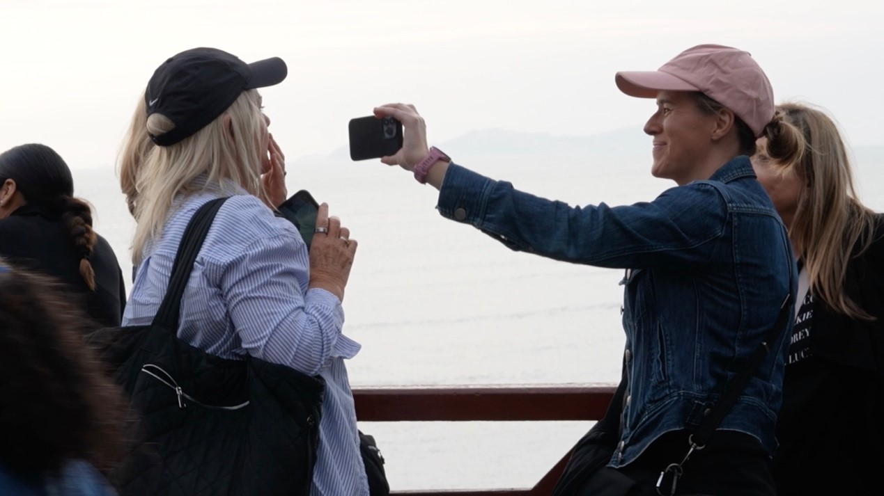 Tourists in Lima. /CGTN