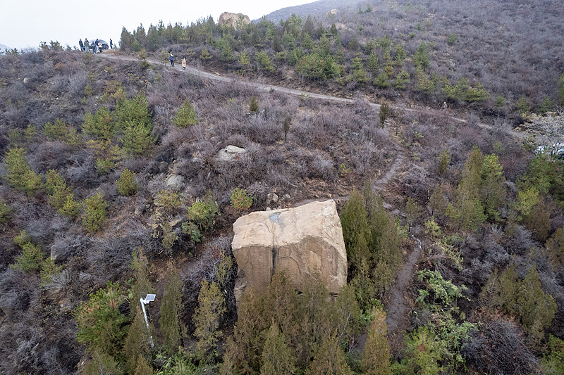 A newly discovered grotto is seen in Taiyuan City, Shanxi Province on November 13, 2024. /CFP