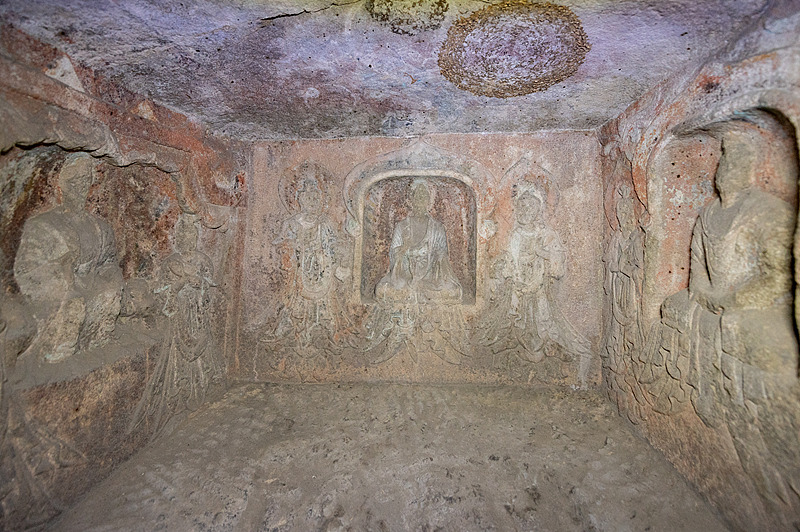 A newly discovered grotto is seen in Taiyuan City, Shanxi Province on November 13, 2024. /CFP